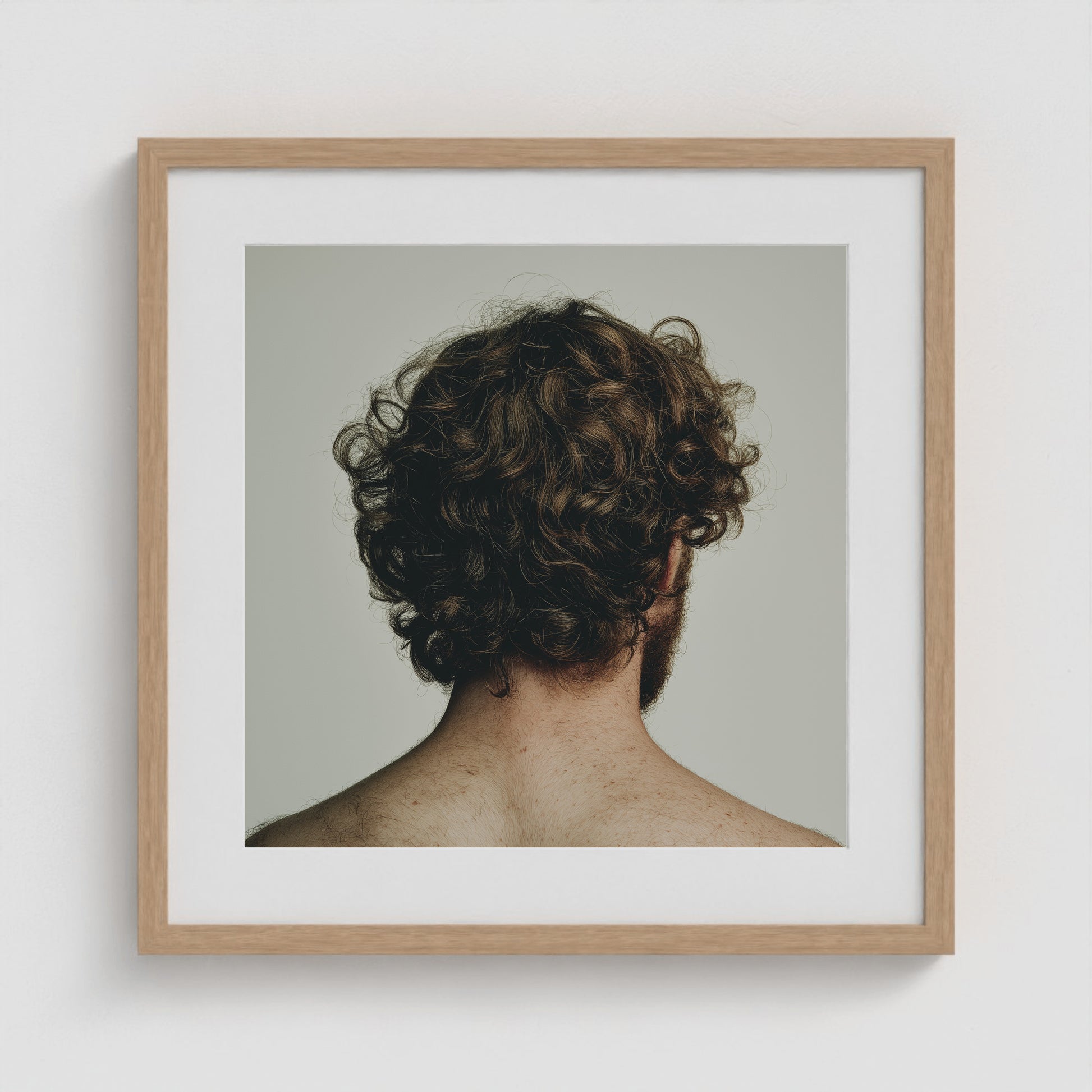 Chestnut Form 20x20 Natural Square Box Frame