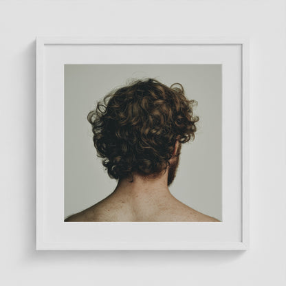 Chestnut Form 20x20 White Square Box Frame