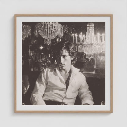 Christal Disco 36x36 Natural Square Box Frame