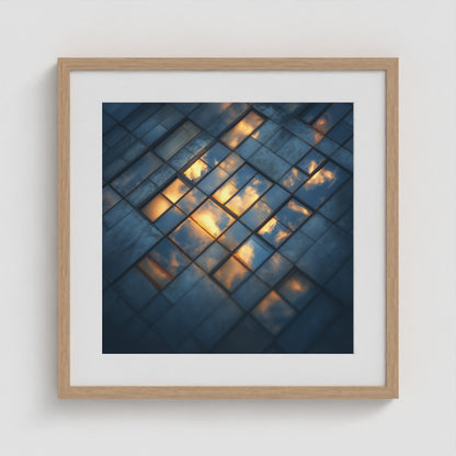 City Windows 20x20 Natural Square Box Frame