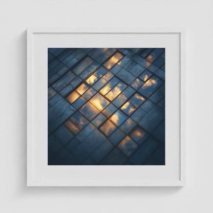 City Windows 20x20 White Square Box Frame
