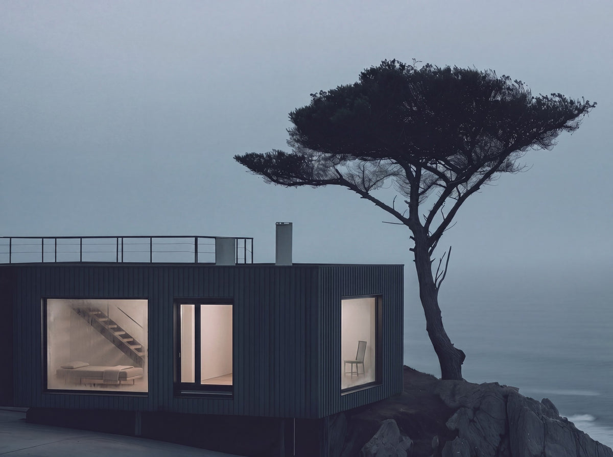 Coastal Cabin - Raw Artwork