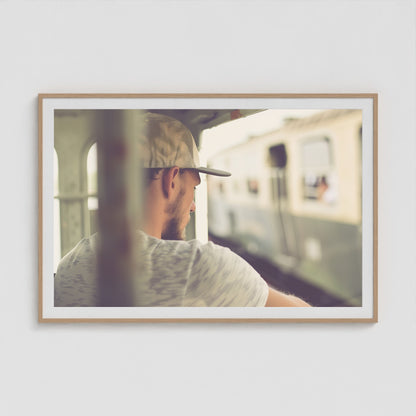 Commuter 60x40 Natural Landscape Box Frame