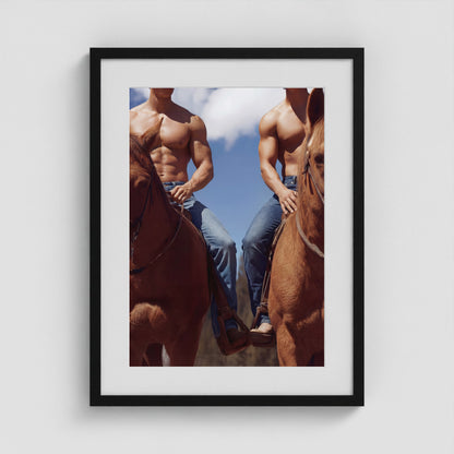 Cowboys - No. 1 18x24 Black Portrait Box Frame