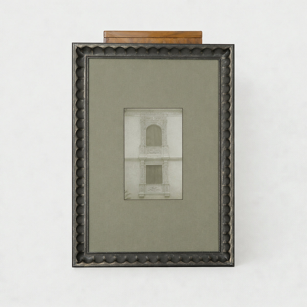 Close up detail of Italian Villa Architecture Photograph B – Masculine Fine Art - Luxury Artwork | Provenance & Patina