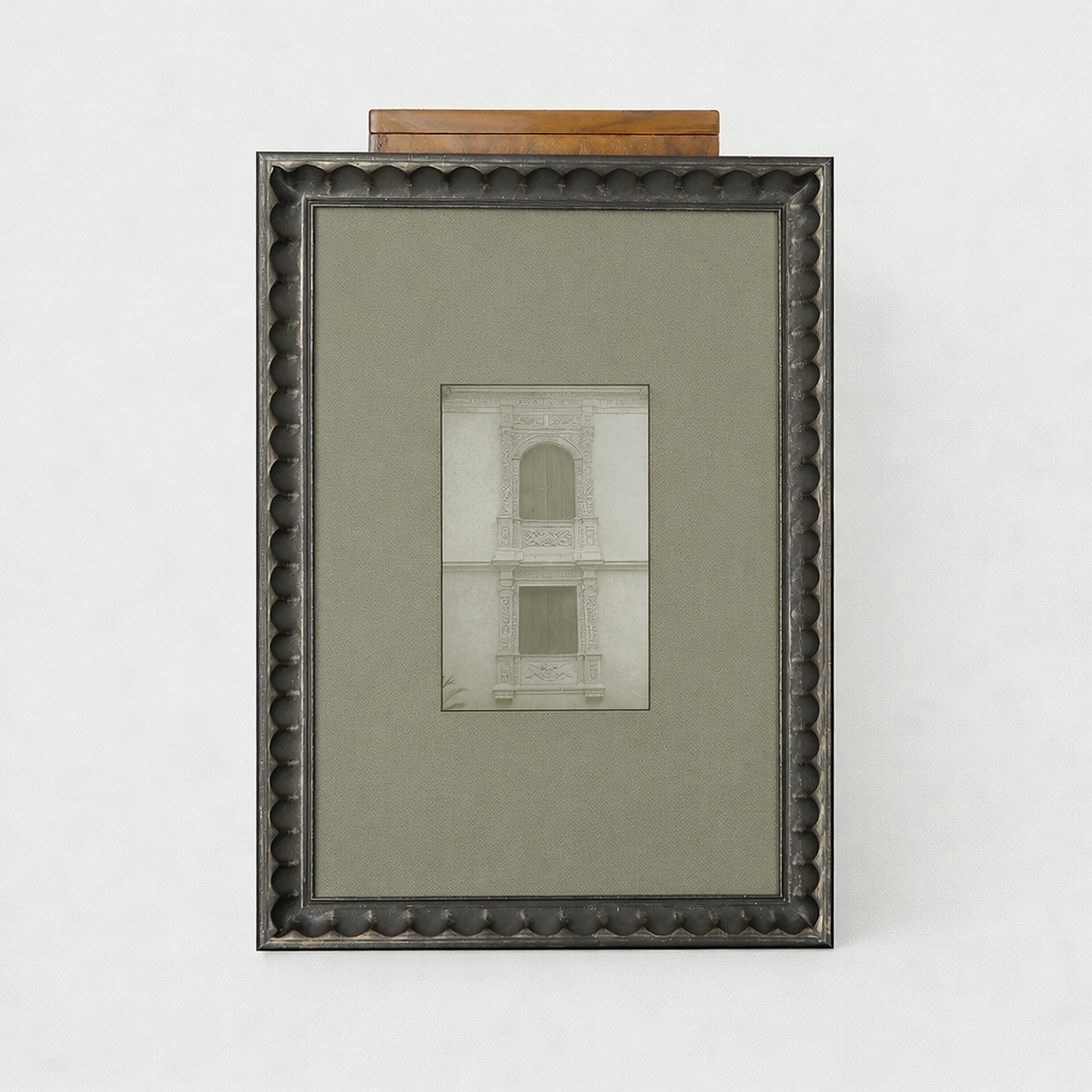 Close up detail of Italian Villa Architecture Photograph B – Masculine Fine Art - Luxury Artwork | Provenance & Patina