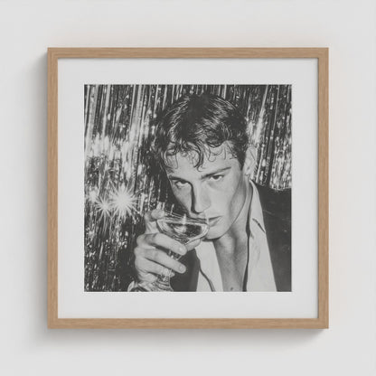 Donnie Disco 20x20 Natural Square Box Frame