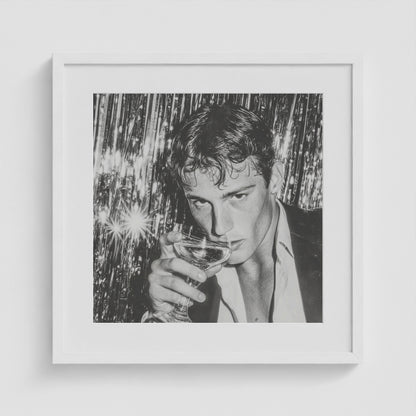 Donnie Disco 20x20 White Square Box Frame