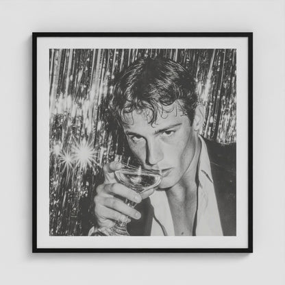 Donnie Disco 36x36 Black Square Box Frame