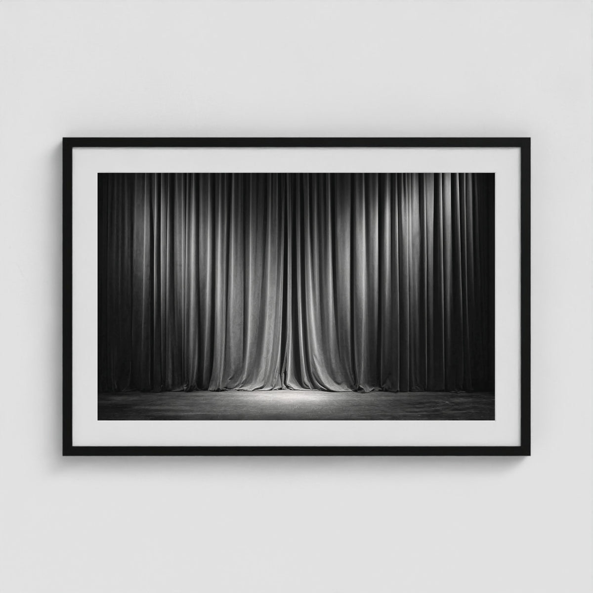 Drama 36x24 Black Landscape Box Frame