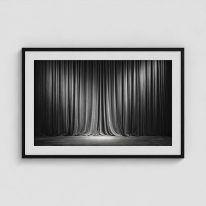 Drama 36x24 Black Landscape Box Frame
