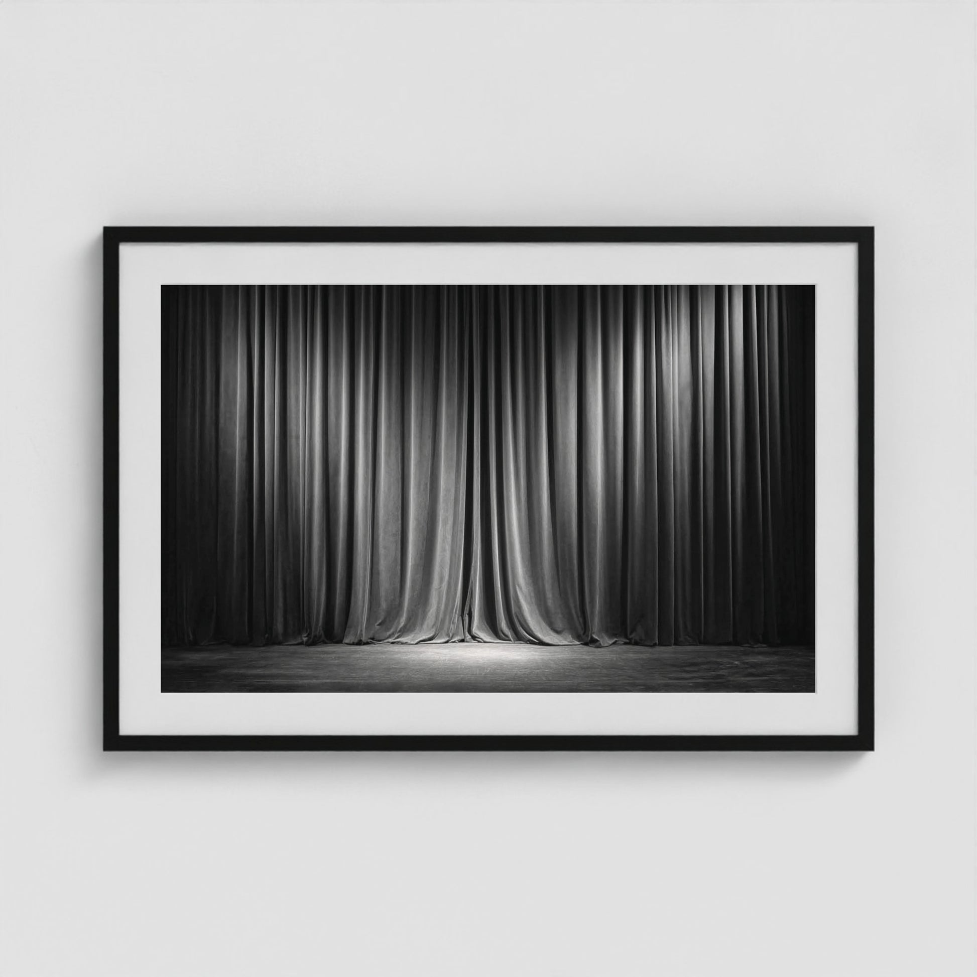 Drama 36x24 Black Landscape Box Frame