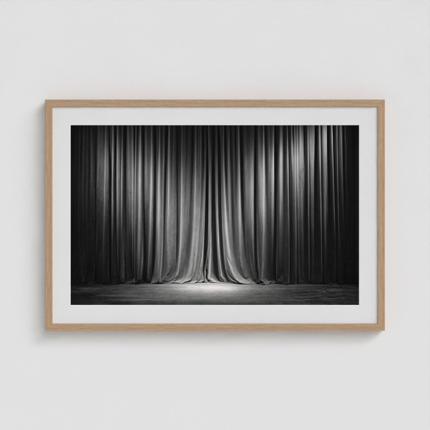 Drama 36x24 Natural Landscape Box Frame