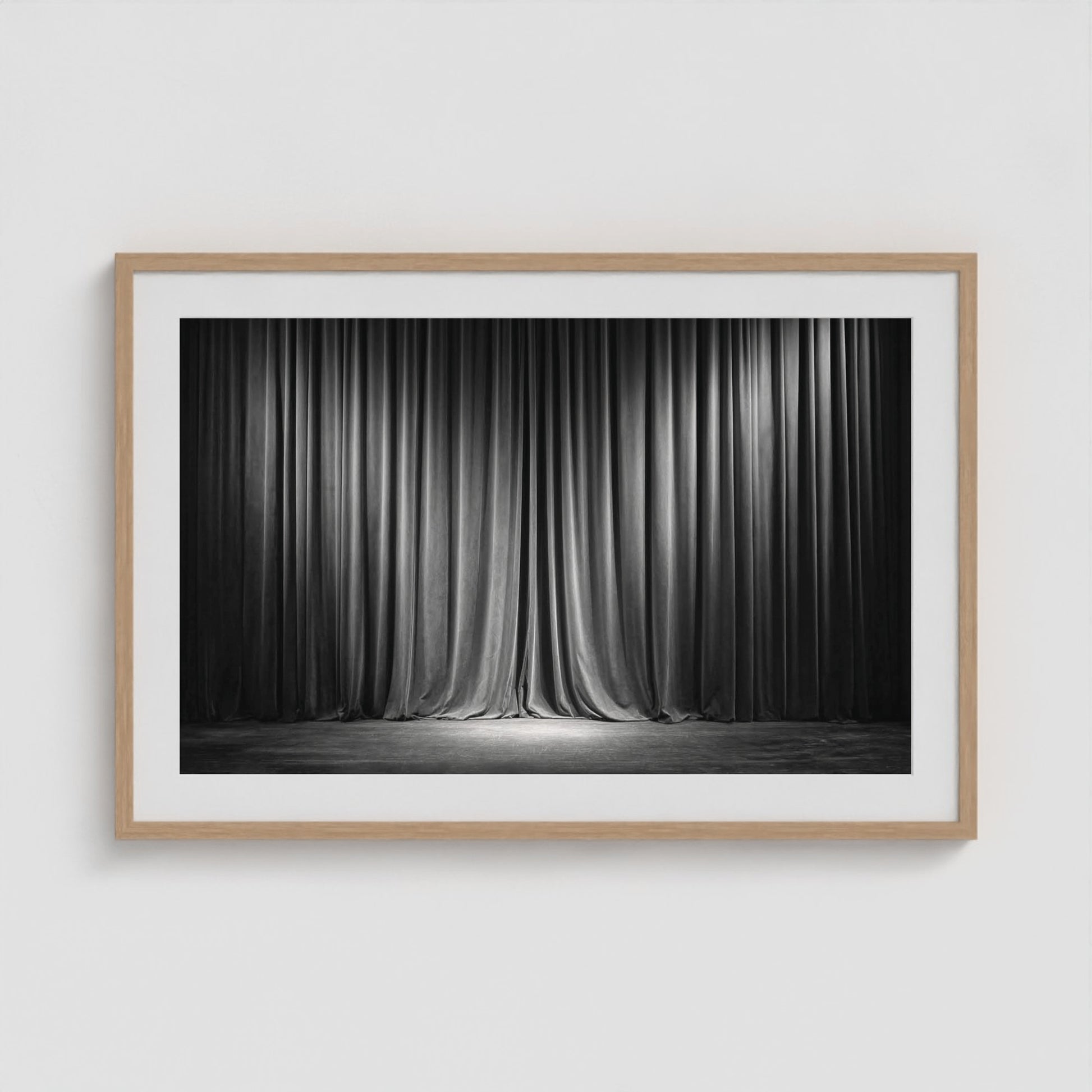 Drama 36x24 Natural Landscape Box Frame