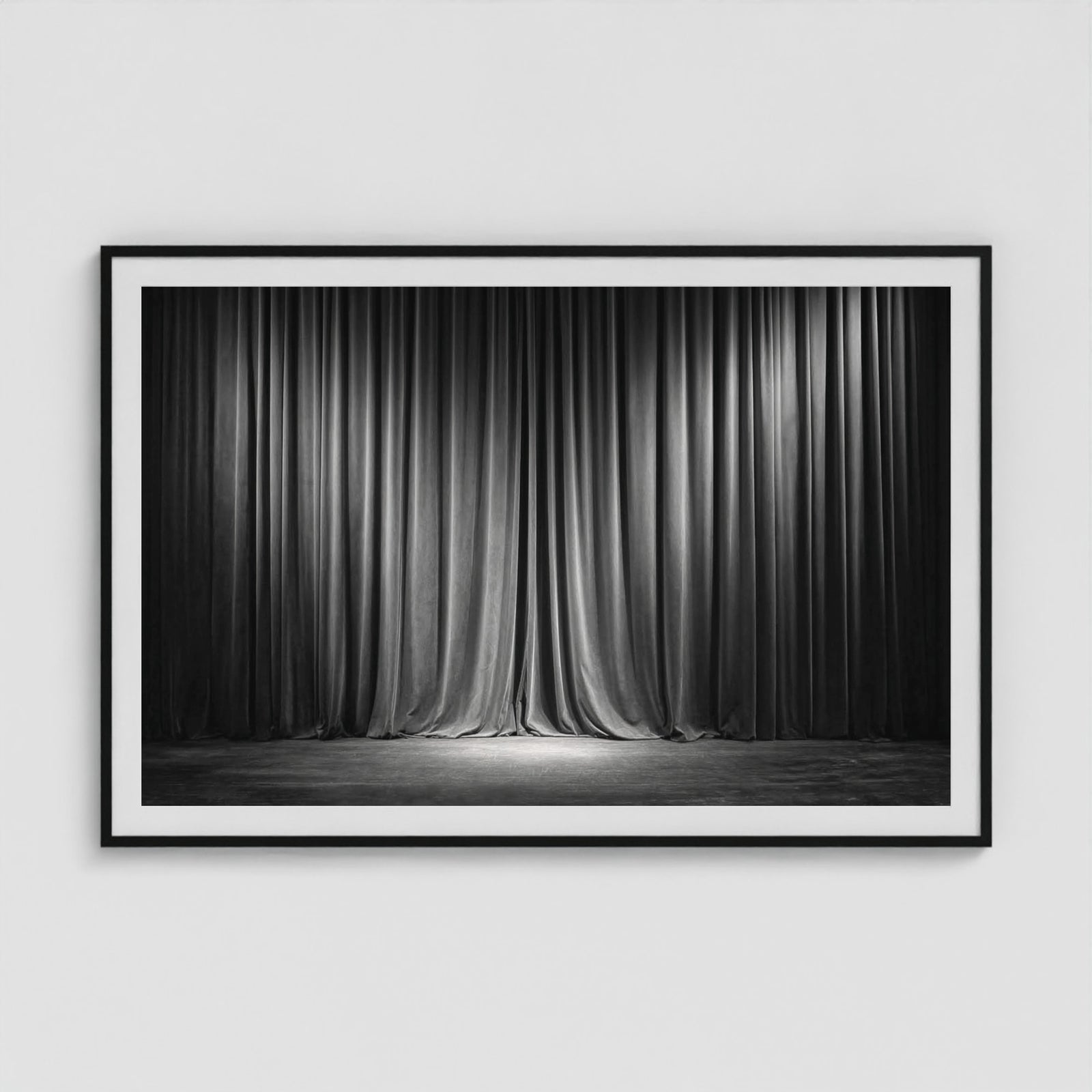 Drama 60x40 Black Landscape Box Frame