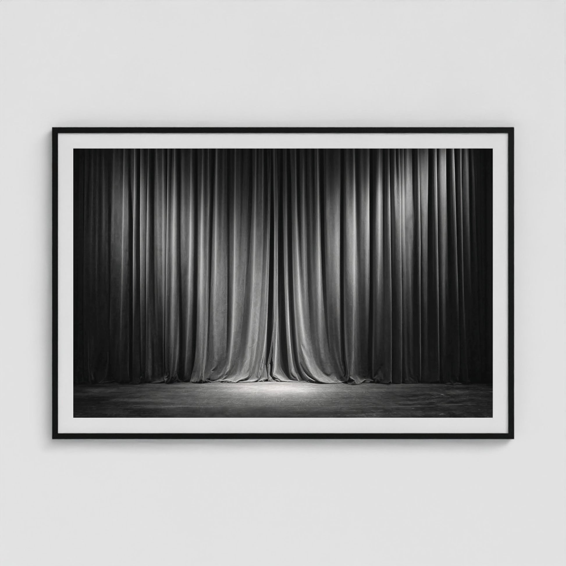 Drama 60x40 Black Landscape Box Frame