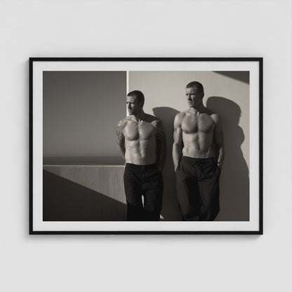 Duality 48x36 Black Landscape Box Frame