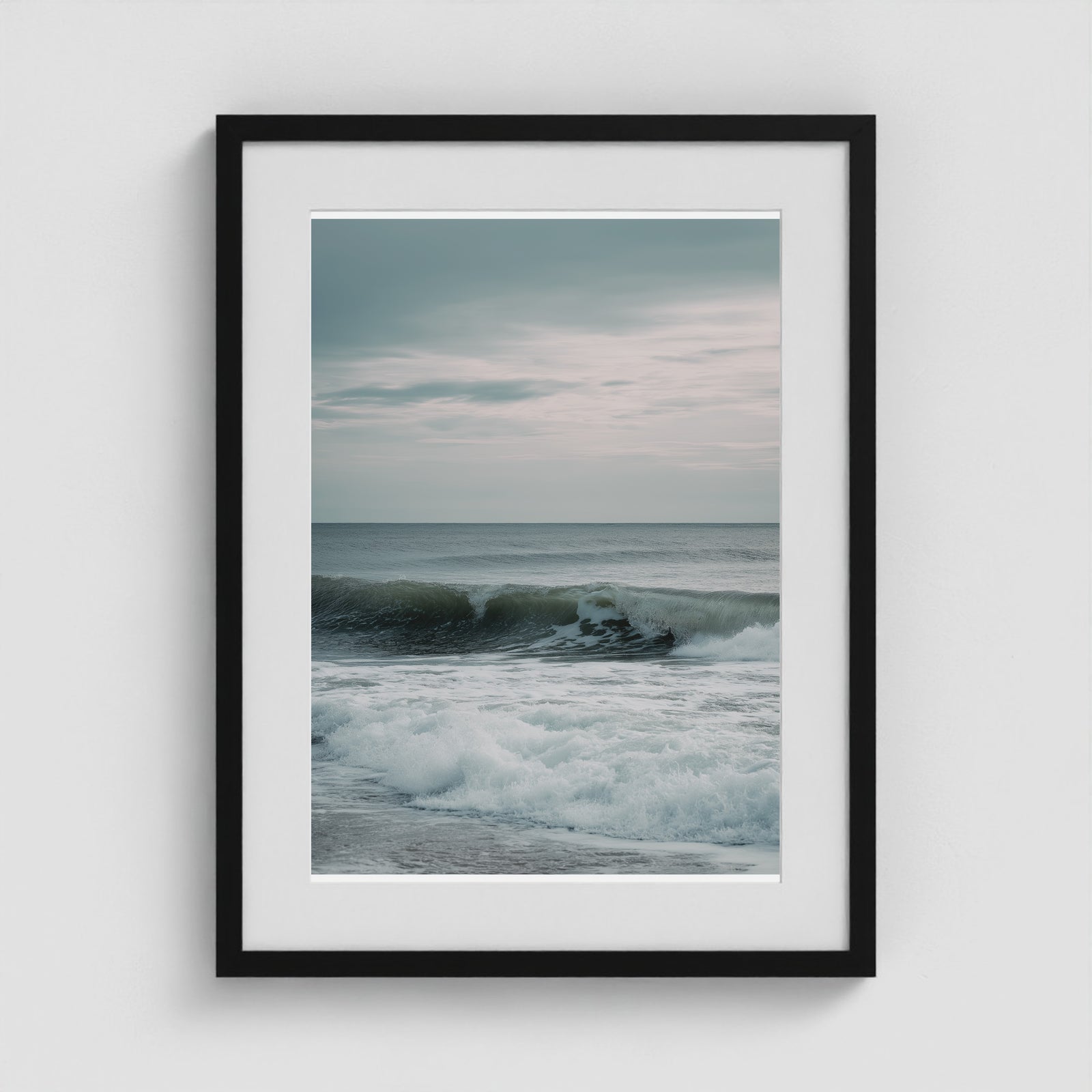 East Coast Wave 18x24 Black Portrait Box Frame