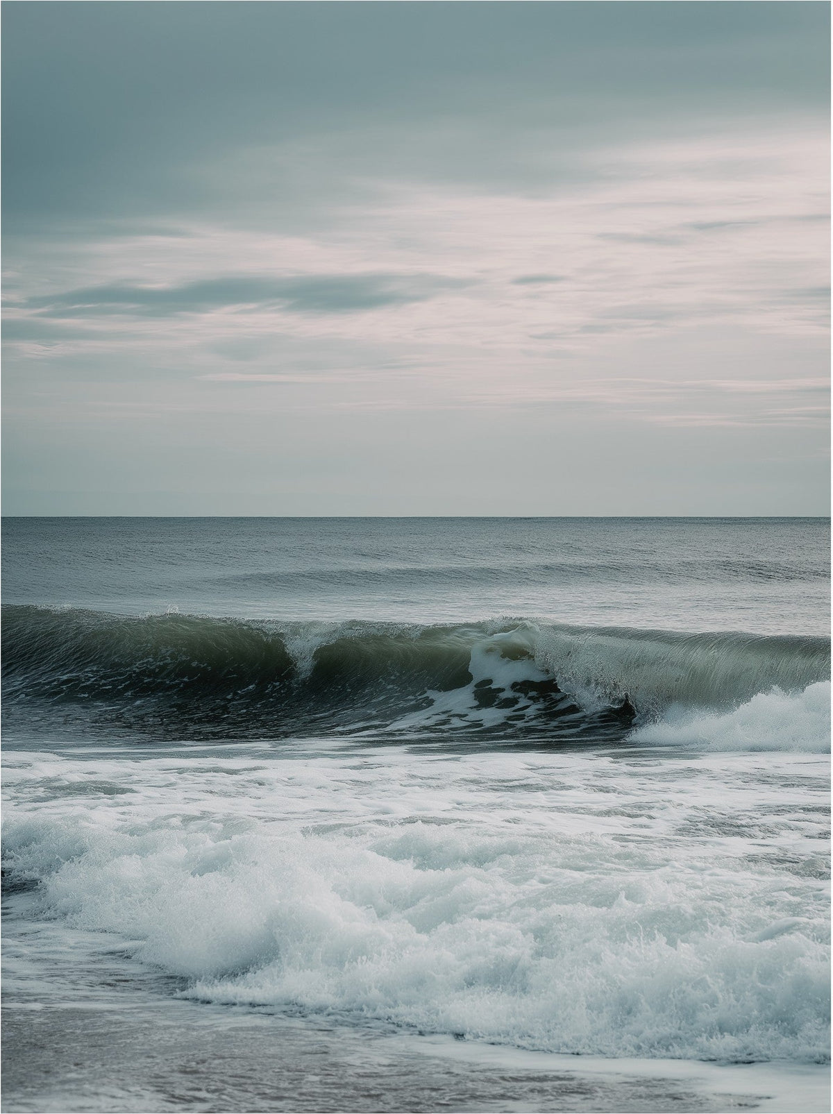 High-resolution framed view of East Coast Wave - Raw Artwork