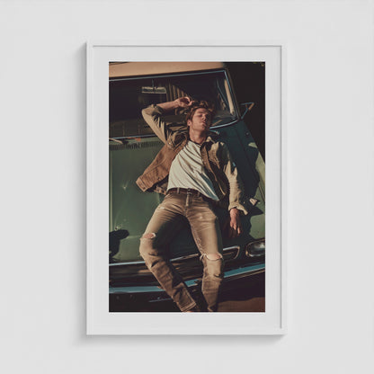 Easy Ride 24x36 White Portrait Box Frame