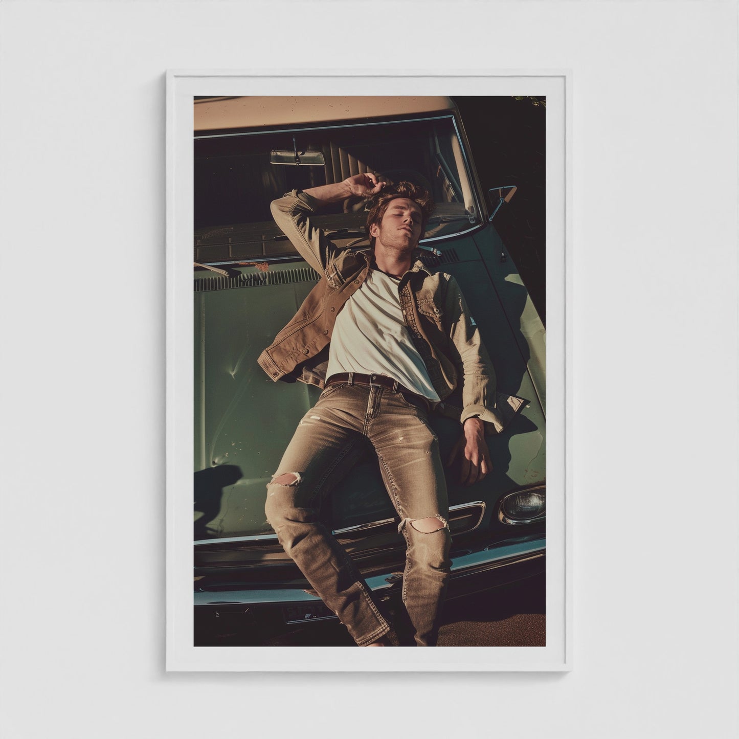 Easy Ride 40x60 White Portrait Box Frame