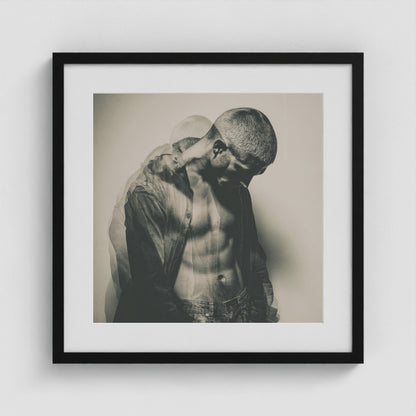Echoes of a Figure 20x20 Black Square Box Frame