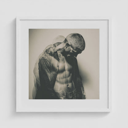 Echoes of a Figure 20x20 White Square Box Frame