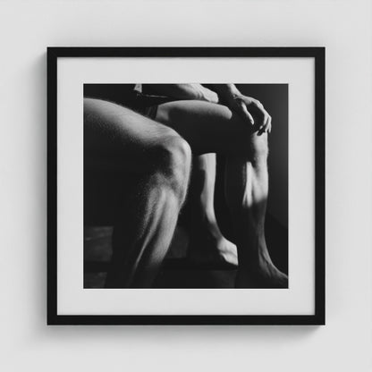 Entwined Legs 20x20 Black Square Box Frame