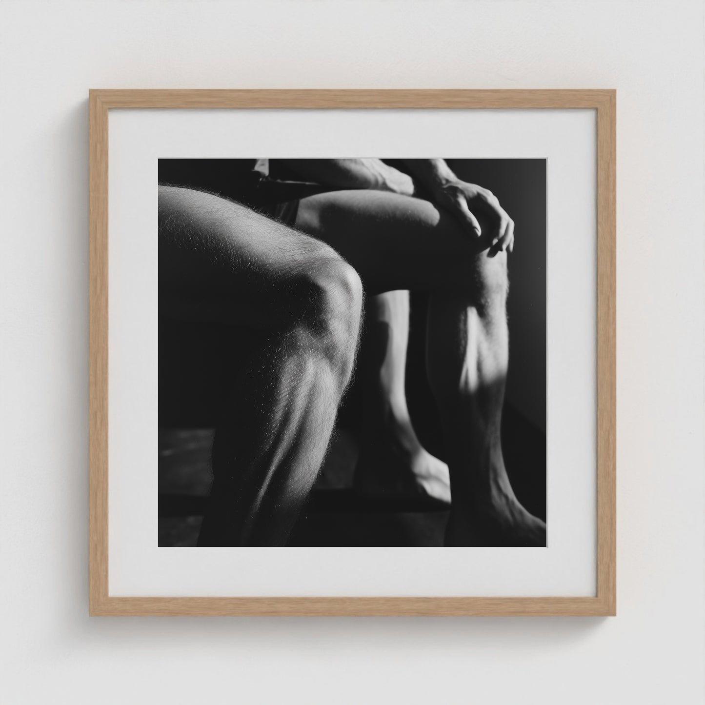 Entwined Legs 20x20 Natural Square Box Frame