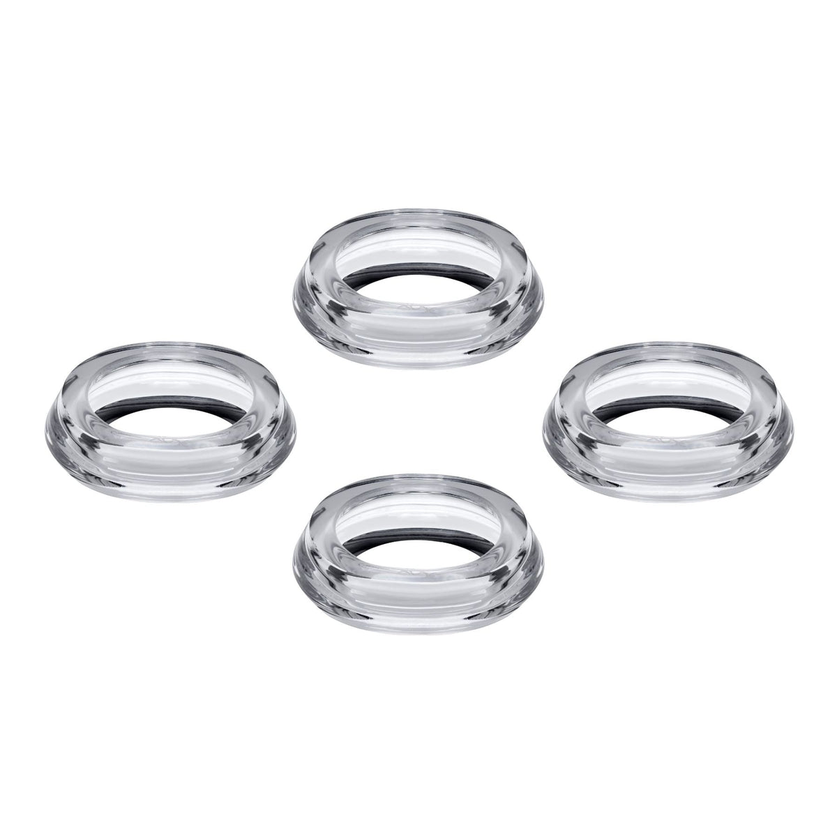Close up detail of Eos Set of 4 Napkin Rings Barware - Luxury napkinring | Provenance & Patina