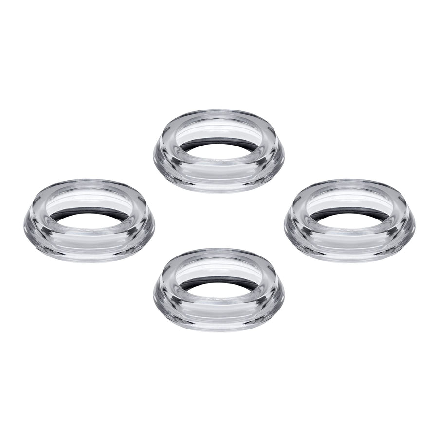 Close up detail of Eos Set of 4 Napkin Rings Barware - Luxury napkinring | Provenance & Patina