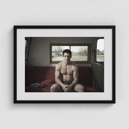 Farm Boy 24x18 Black Landscape Box Frame