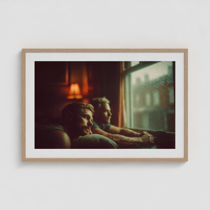 Fellow Travelers - No. 2 36x24 Natural Landscape Box Frame