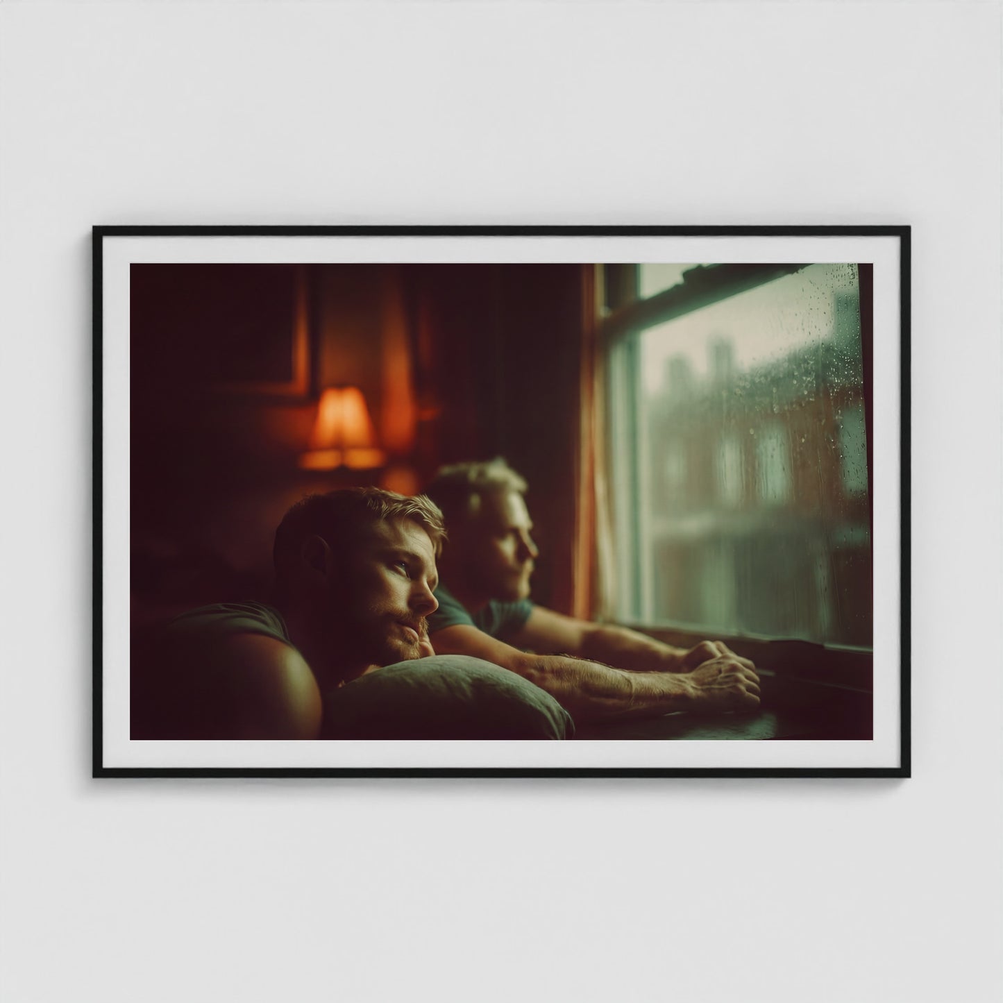 Fellow Travelers - No. 2 60x40 Black Landscape Box Frame