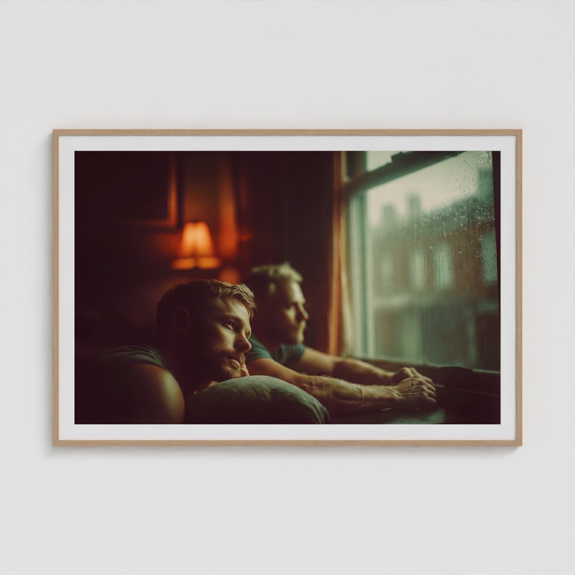 Fellow Travelers - No. 2 60x40 Natural Landscape Box Frame