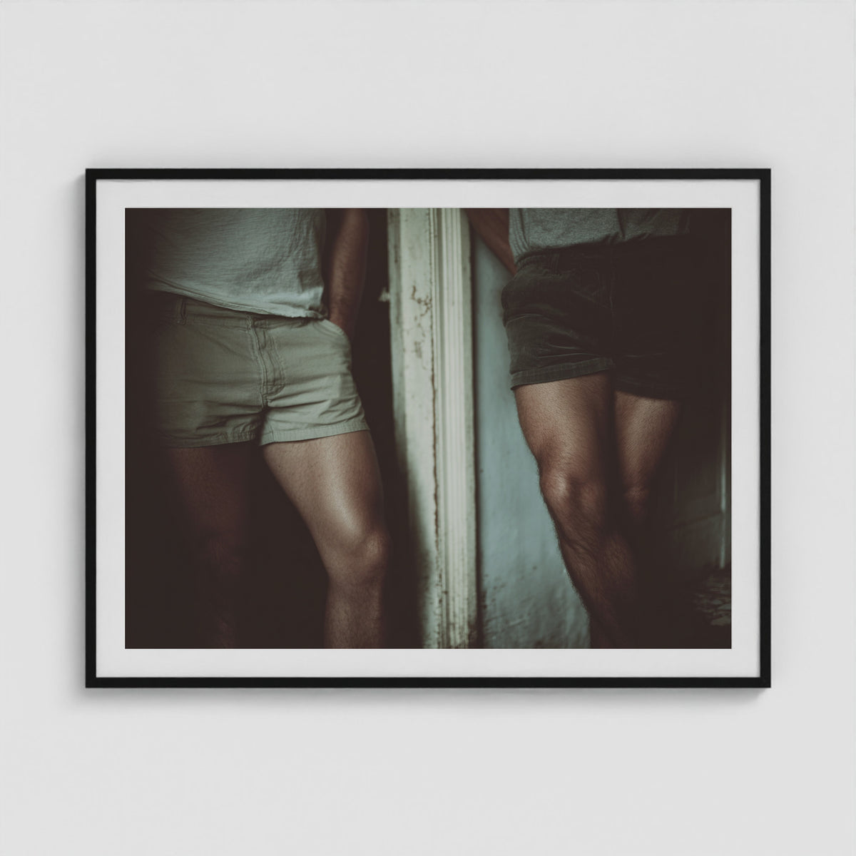 Fellow Travelers 48x36 Black Landscape Box Frame