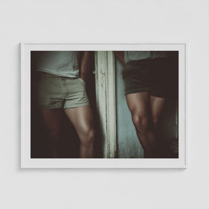 Fellow Travelers 48x36 White Landscape Box Frame