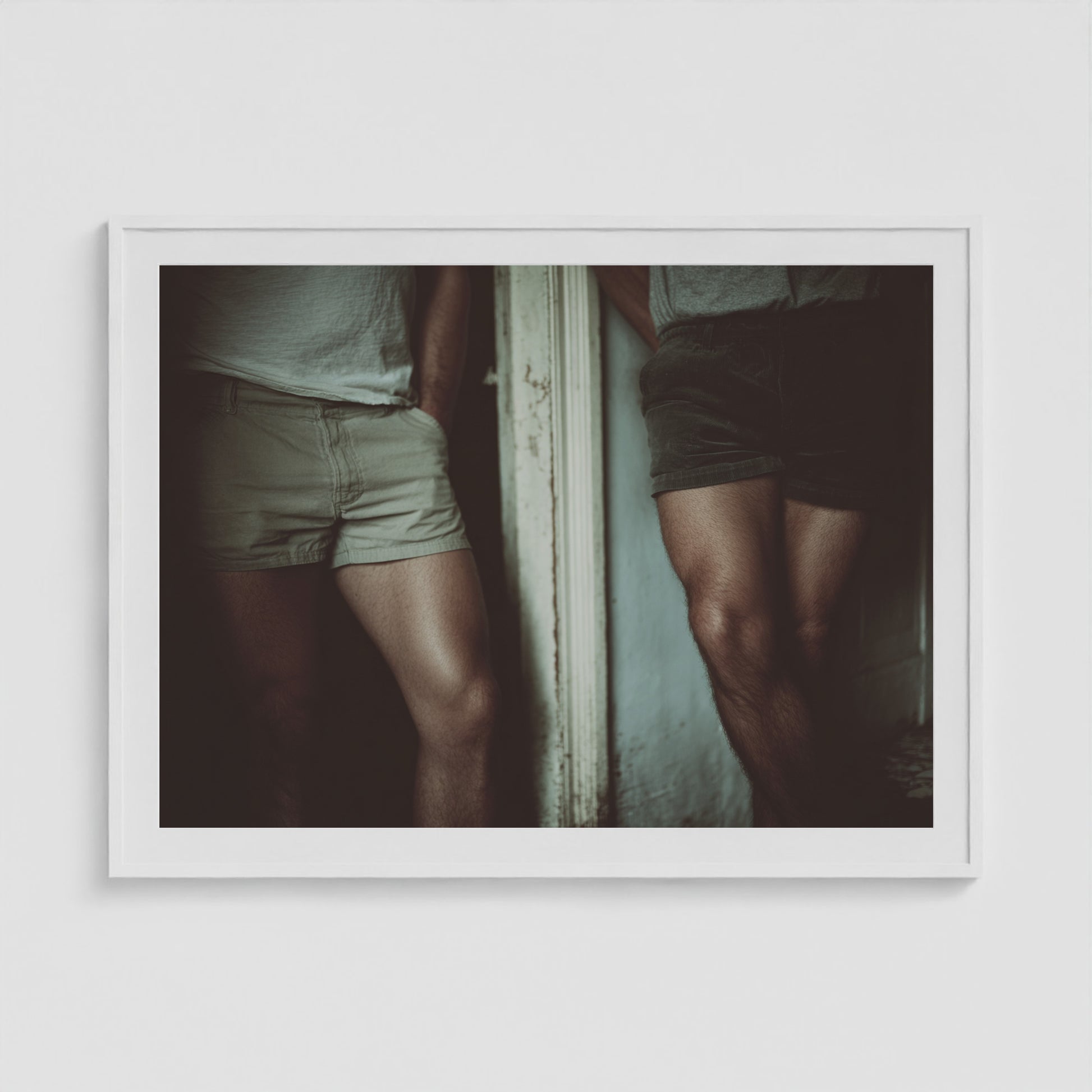 Fellow Travelers 48x36 White Landscape Box Frame