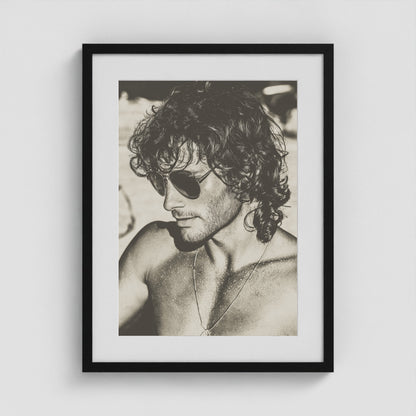 Fire Island Vintage - No. 1 18x24 Black Portrait Box Frame