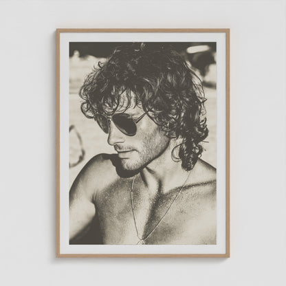Fire Island Vintage - No. 1 36x48 Natural Portrait Box Frame