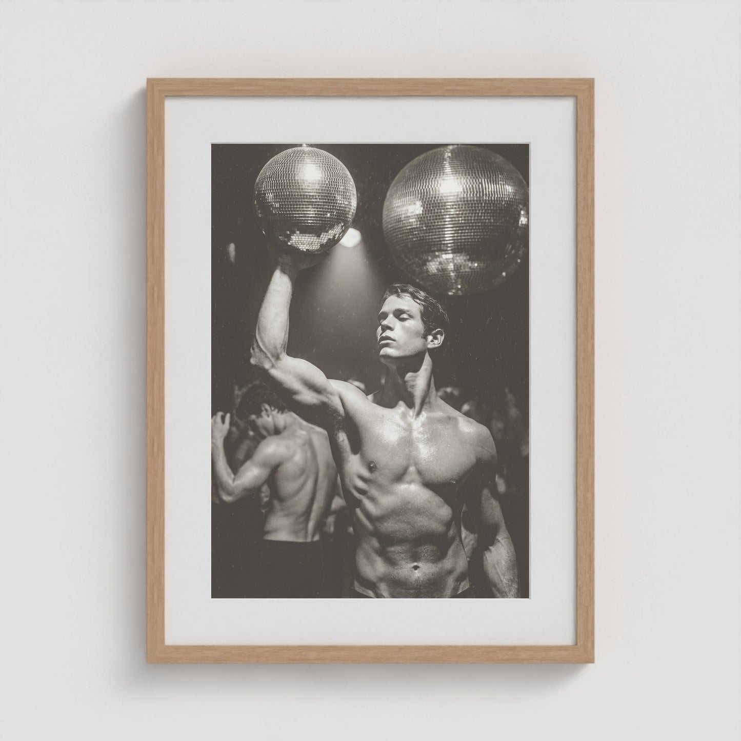 Fire Island Vintage - No. 2 18x24 Natural Portrait Box Frame