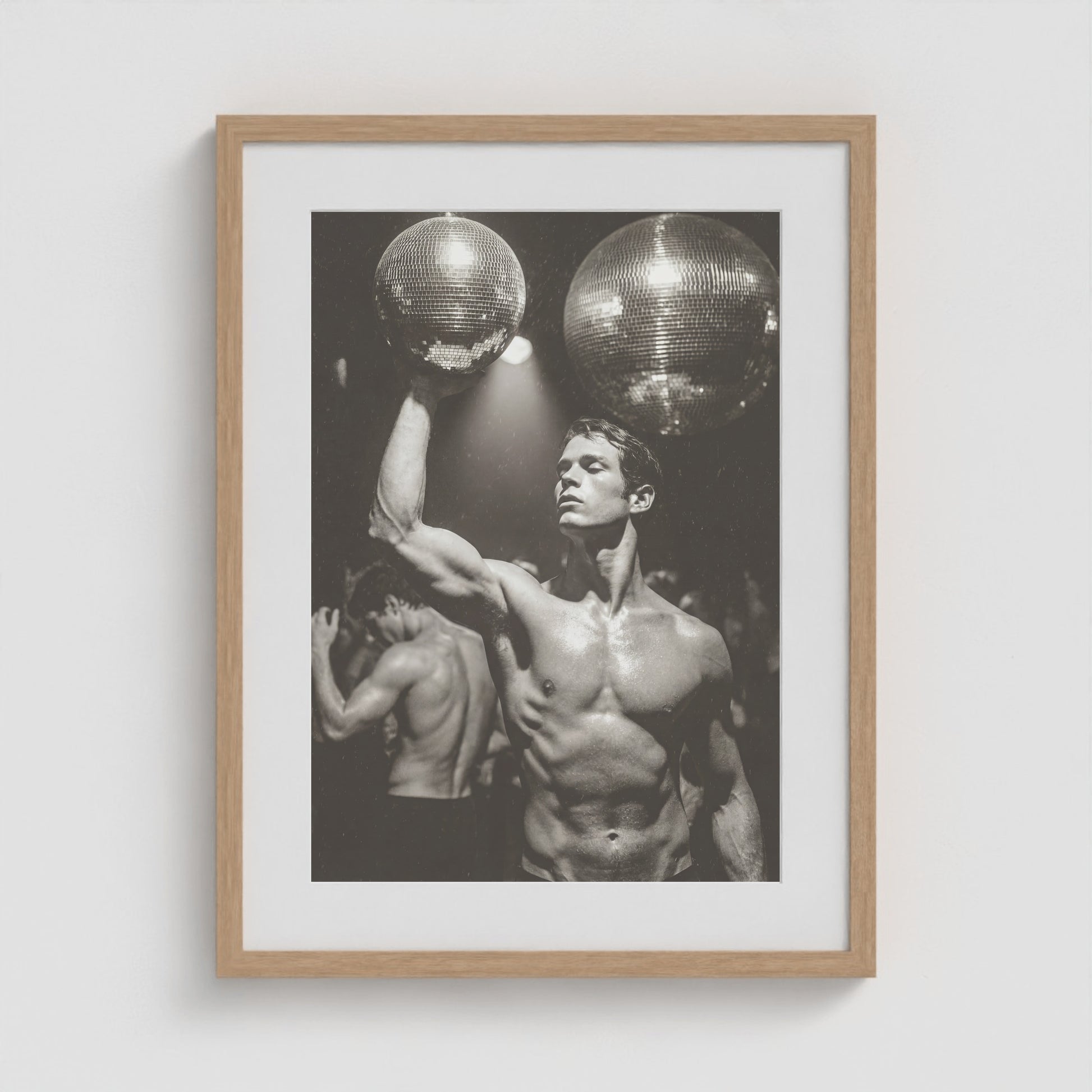 Fire Island Vintage - No. 2 18x24 Natural Portrait Box Frame