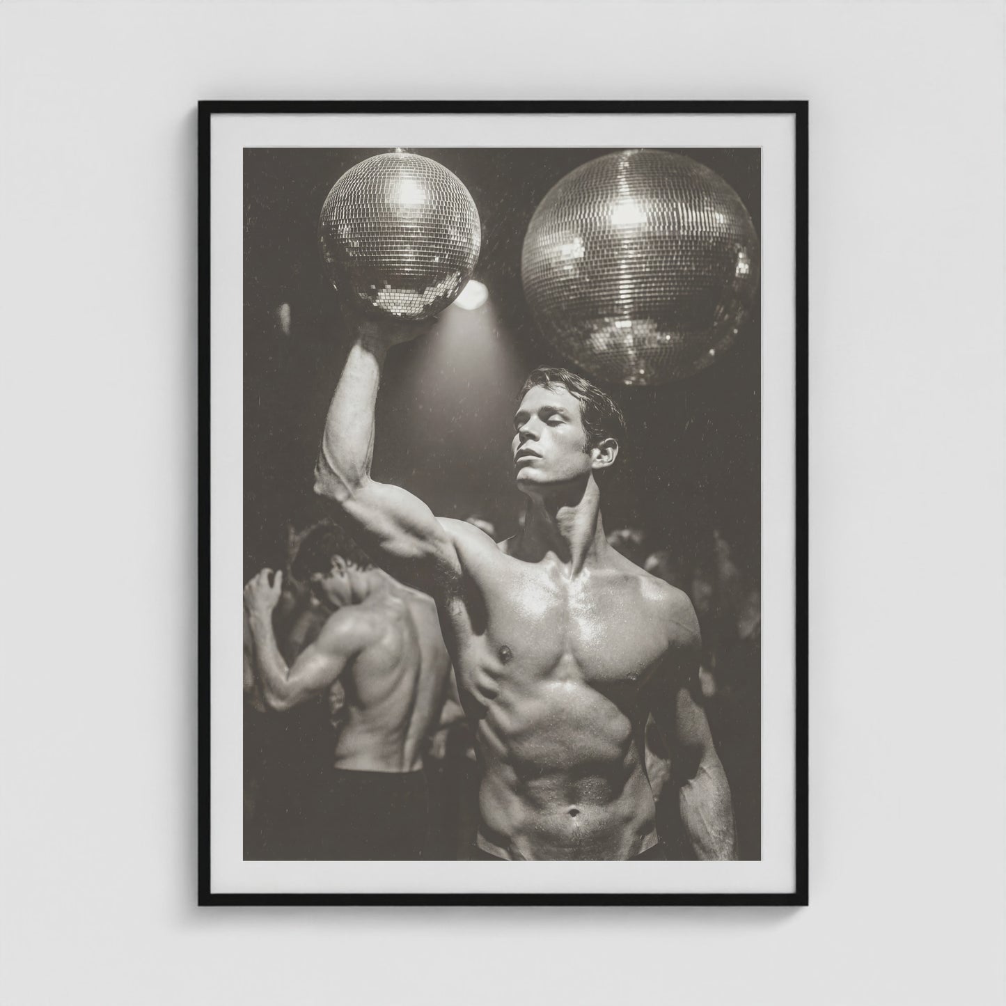 Fire Island Vintage - No. 2 36x48 Black Portrait Box Frame