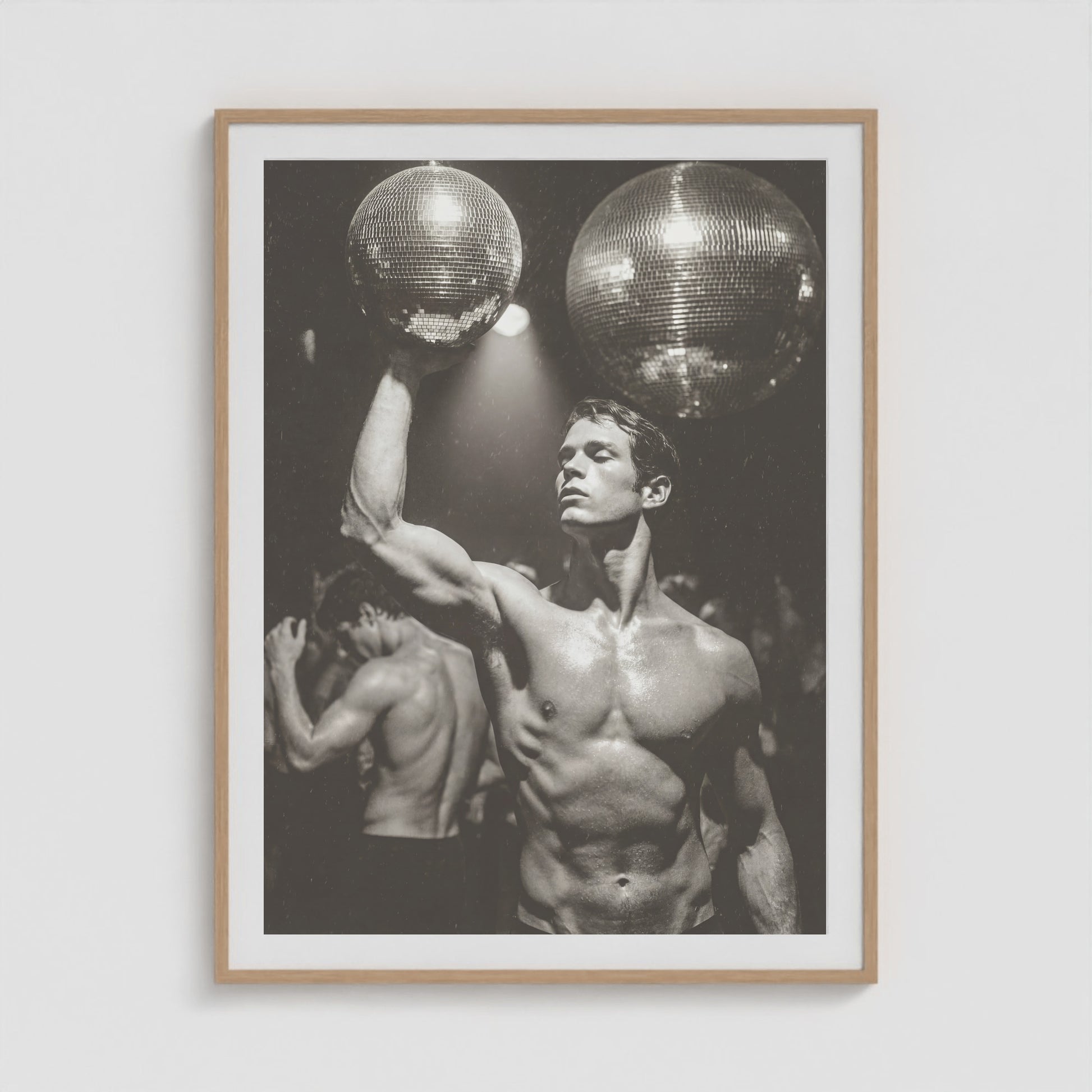 Fire Island Vintage - No. 2 36x48 Natural Portrait Box Frame