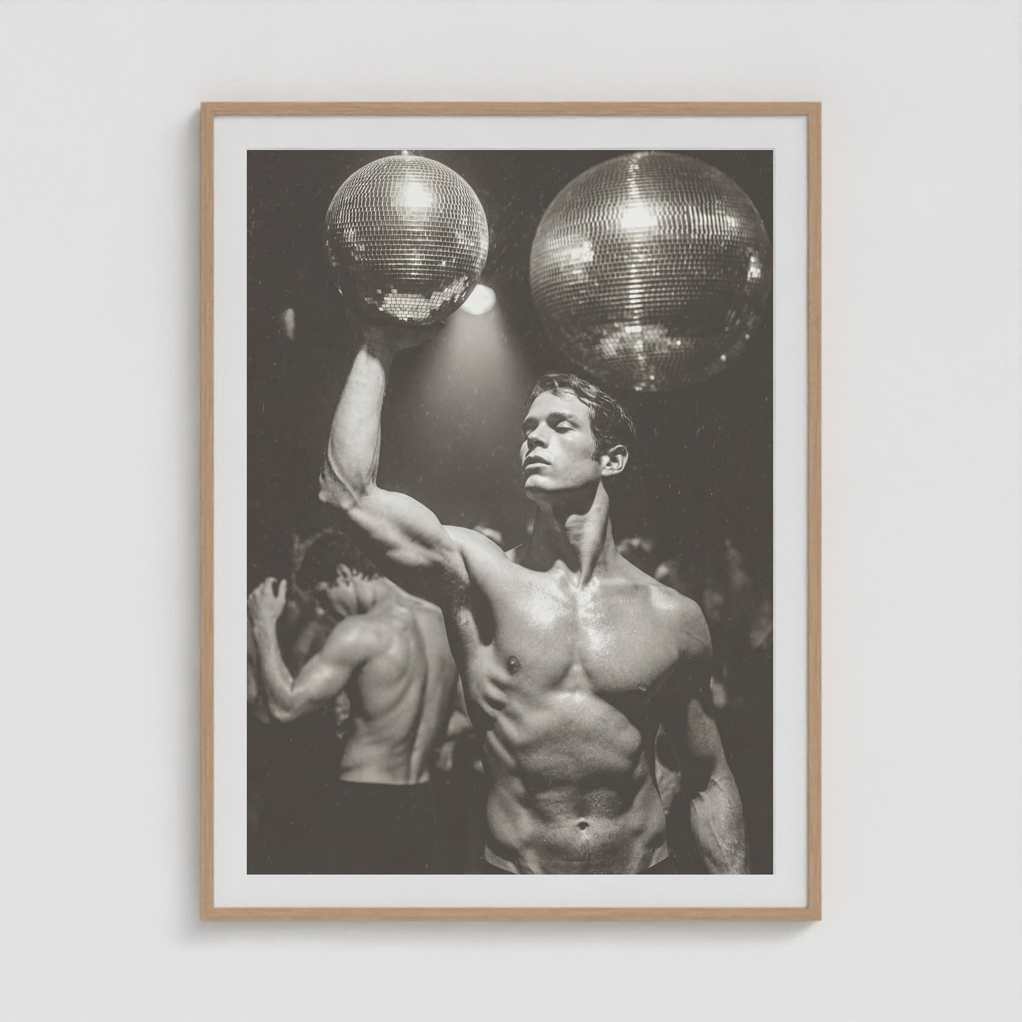 Fire Island Vintage - No. 2 36x48 Natural Portrait Box Frame