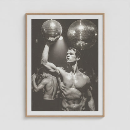 Fire Island Vintage - No. 2 36x48 Natural Portrait Box Frame