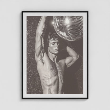 Fire Island Vintage - No. 3 36x48 Black Portrait Box Frame