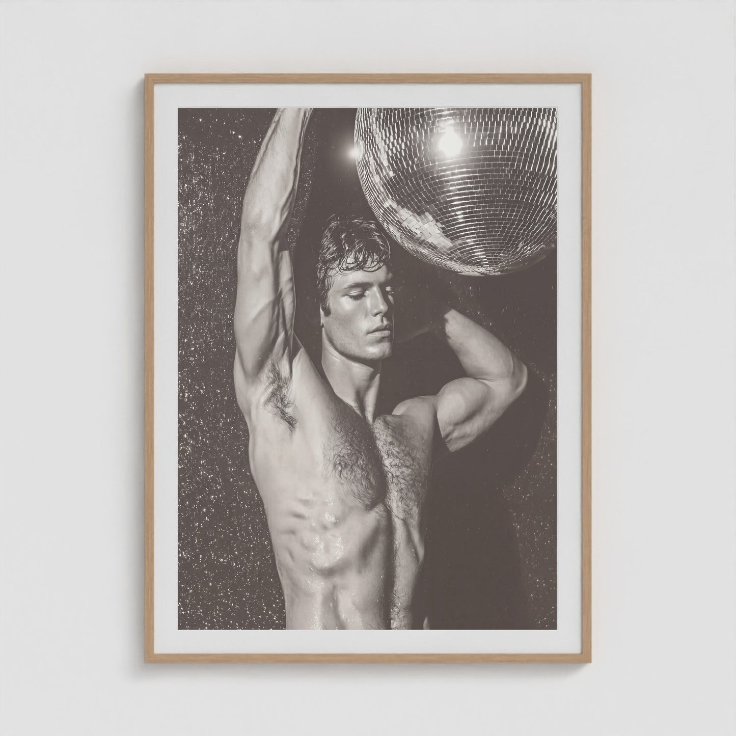Fire Island Vintage - No. 3 36x48 Natural Portrait Box Frame