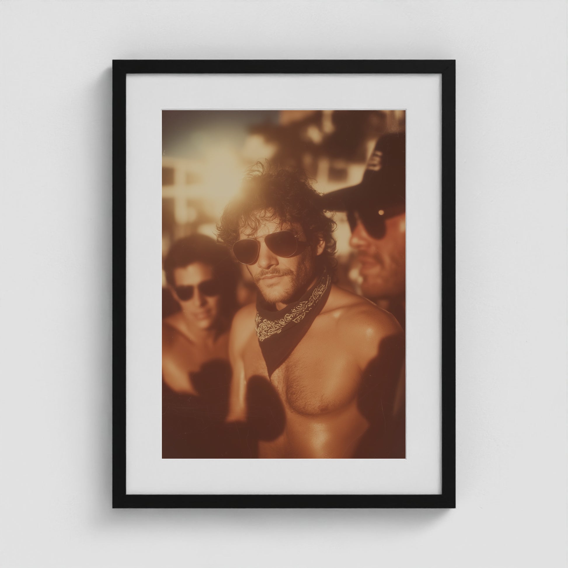 Fire Island Vintage - No. 4 18x24 Black Portrait Box Frame