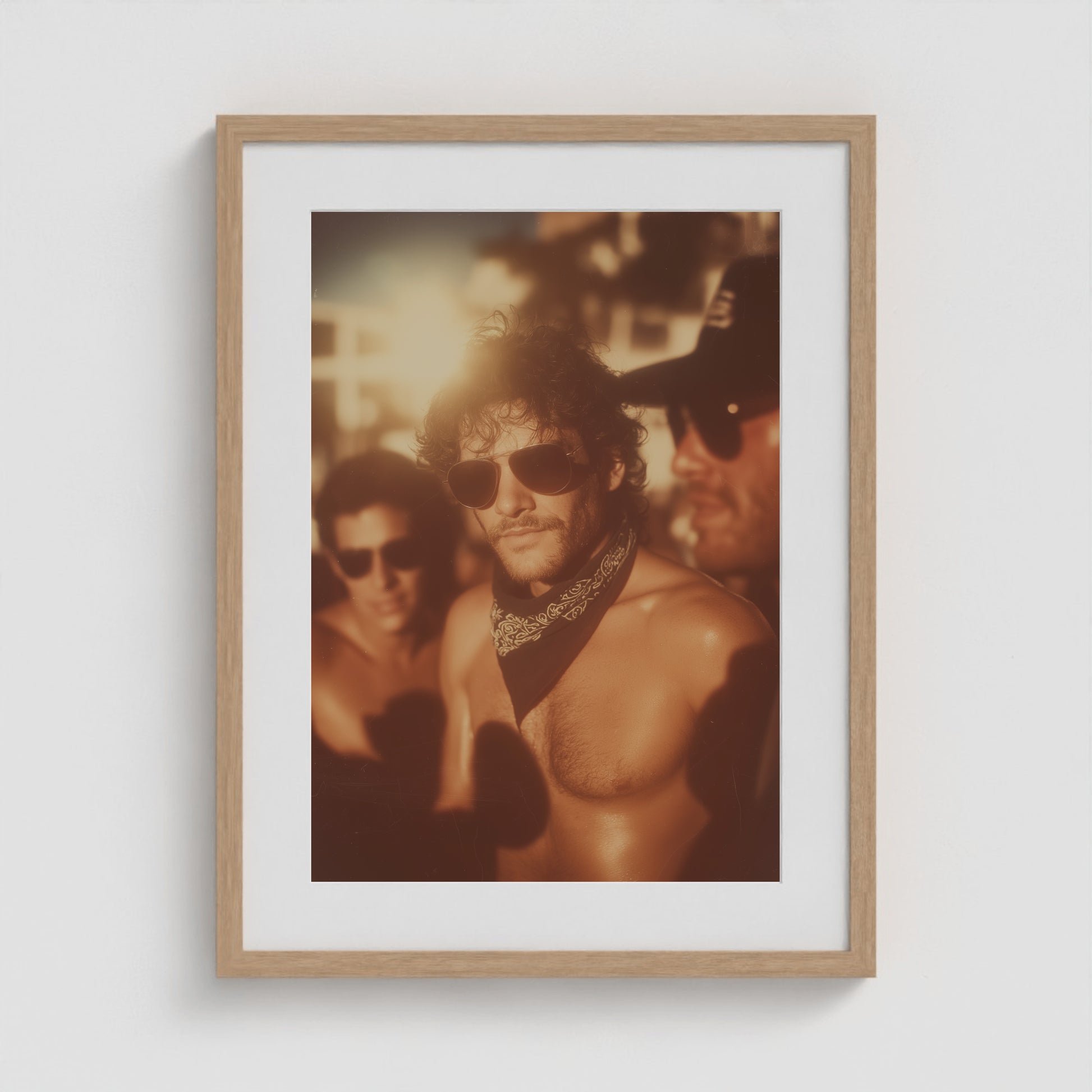 Fire Island Vintage - No. 4 18x24 Natural Portrait Box Frame